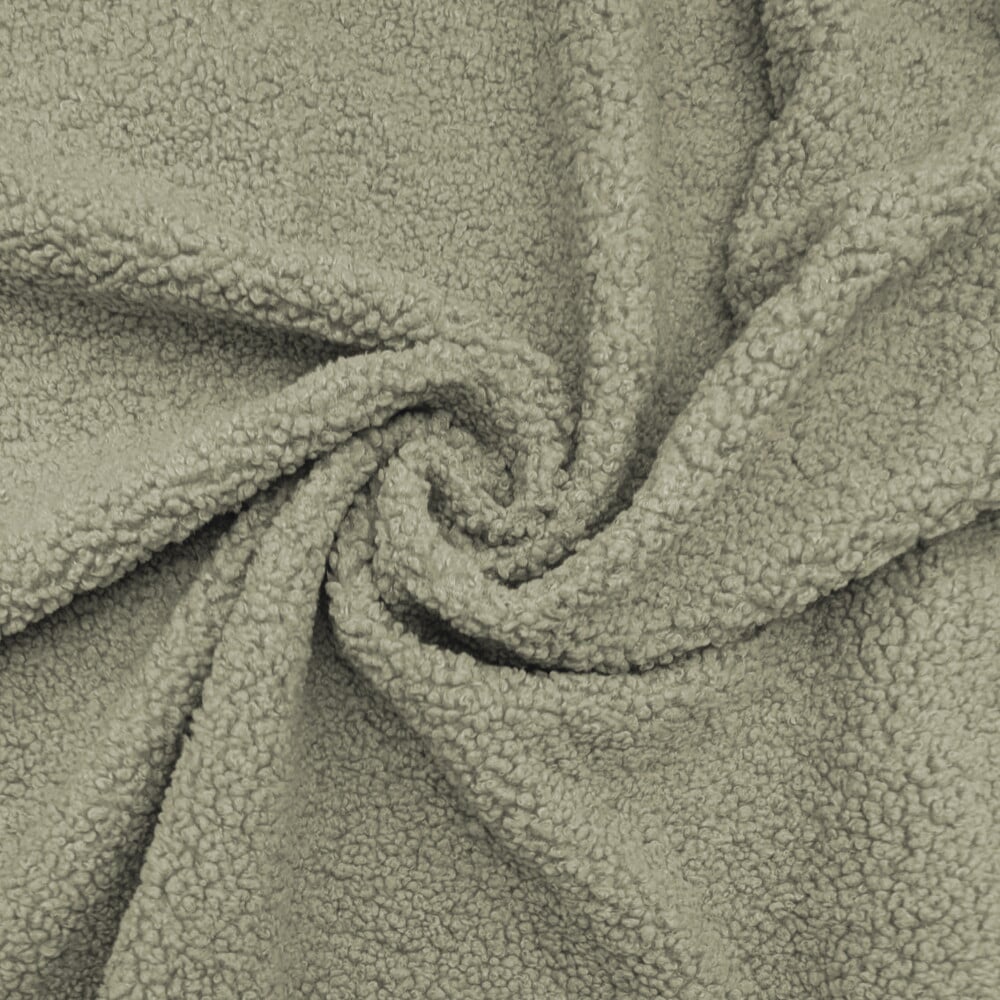 Zuber Sherfa Super Sherpa Fabric Online - Stone, Upholstery Sherpa Fabric Online